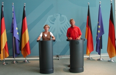 Dieter und Hannelore im Kanzleramt